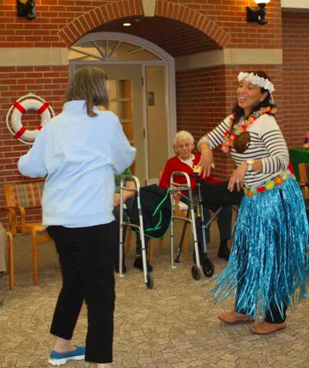 Waveny LifeCare Network recently hosted a "cruise" theme for participants in its Adult Day Program.
