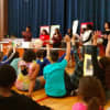 Brien McMahon students spoke to fifth graders about the dangers of smoking.