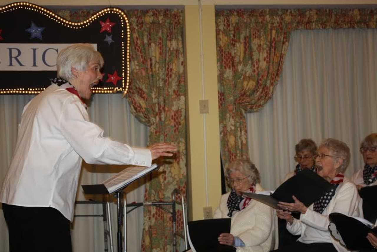The "Inn-Notes" belt out a tune at The Inn in New Canaan.