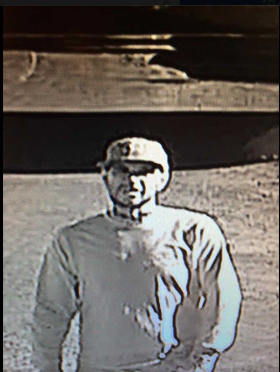 The Bethel Police Department is looking for information on the identification of a man and/or vehicle. The man is a suspect in a theft of copper.