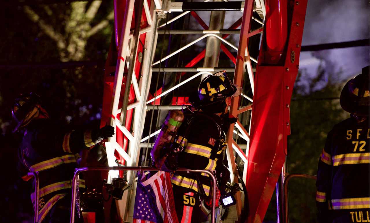 Firefighters from multiple fire departments are helping battle a house blaze in Scarsdale.