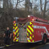 Greenwich Fire Department knocked down a brush fire Monday on Bible Street.