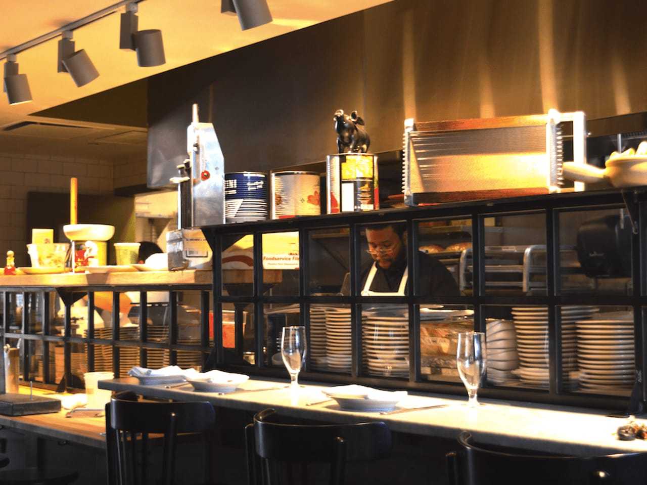 The bar at Ames Trattoria