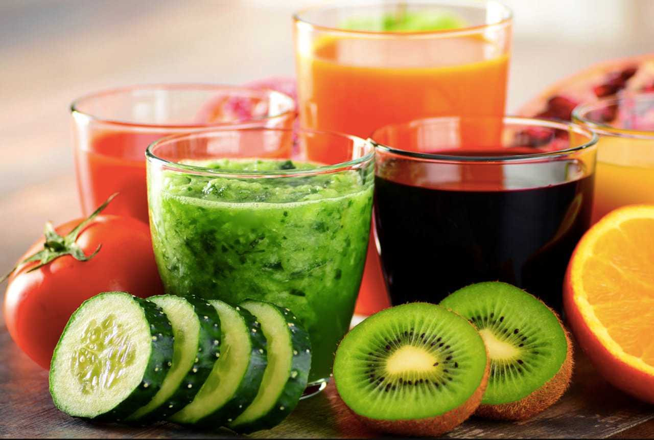 Juices are a great way to get your days-worth of fruits and veggies.