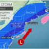 Latest snowfall projections by AccuWeather.com.
