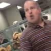 A man went on a demonstrative tirade at Bagel Boss in Bay Shore.