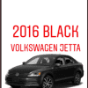 A look at the stolen black Volkswagen Jetta.