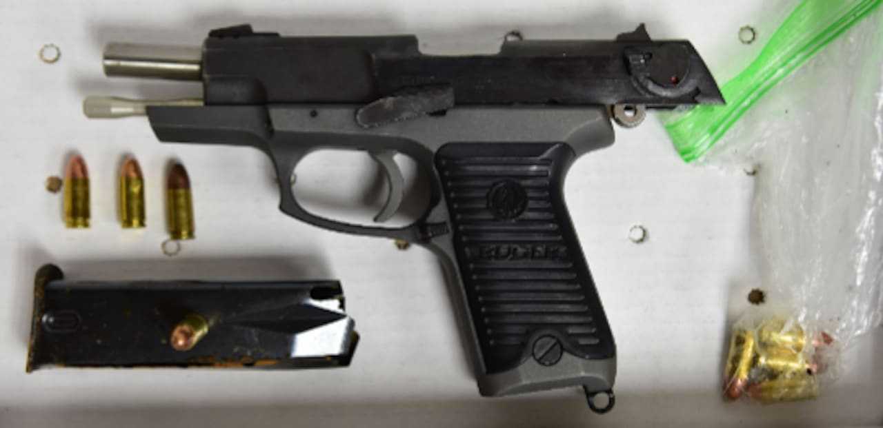 The handgun recovered by police in New Rochelle