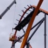 The new top to the Jersey Devil Coaster at Six Flags Great Adventure