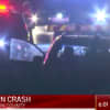 Seven people were hurt in a crash on I-295 early Monday. (Courtesy: 10-TV Philadelphia)
