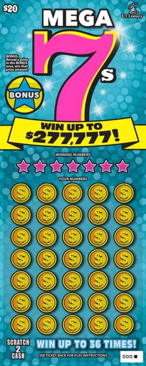The Stamford resident won $77,000 playing Mega 7s in the CT Lottery.