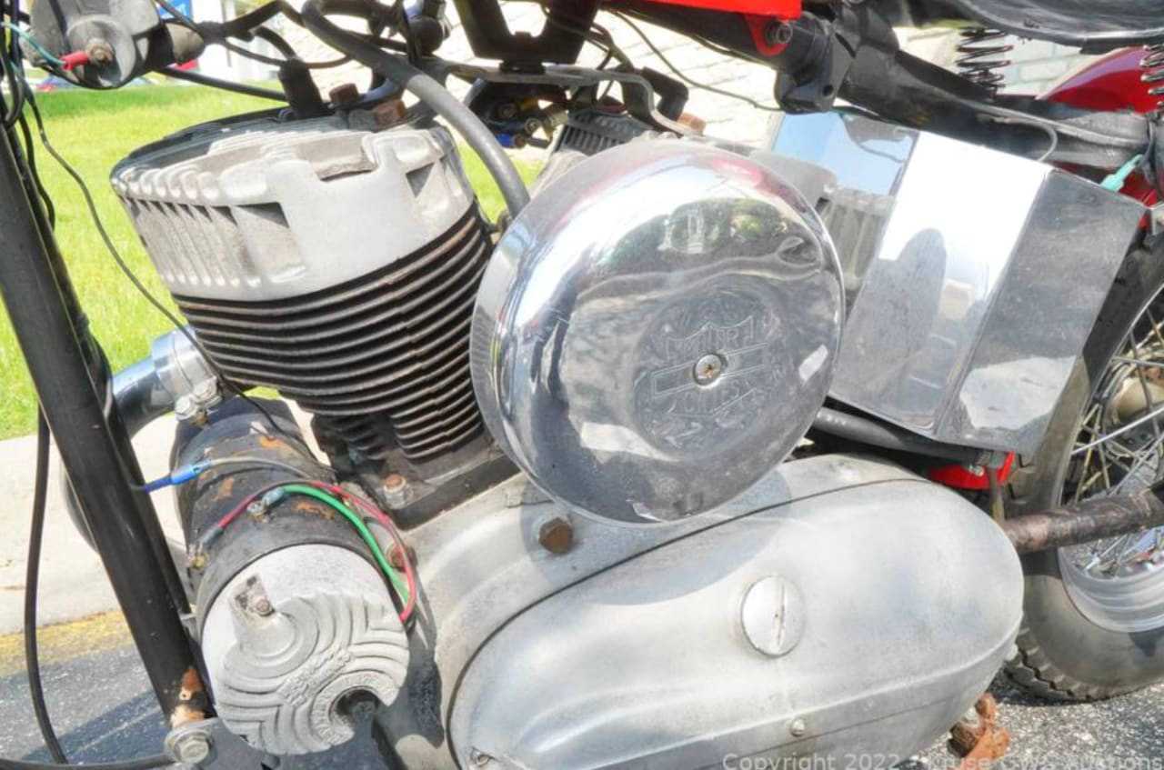 Johnny Depp's motorcycle that was driven on the set of "Cry-Baby" in Maryland