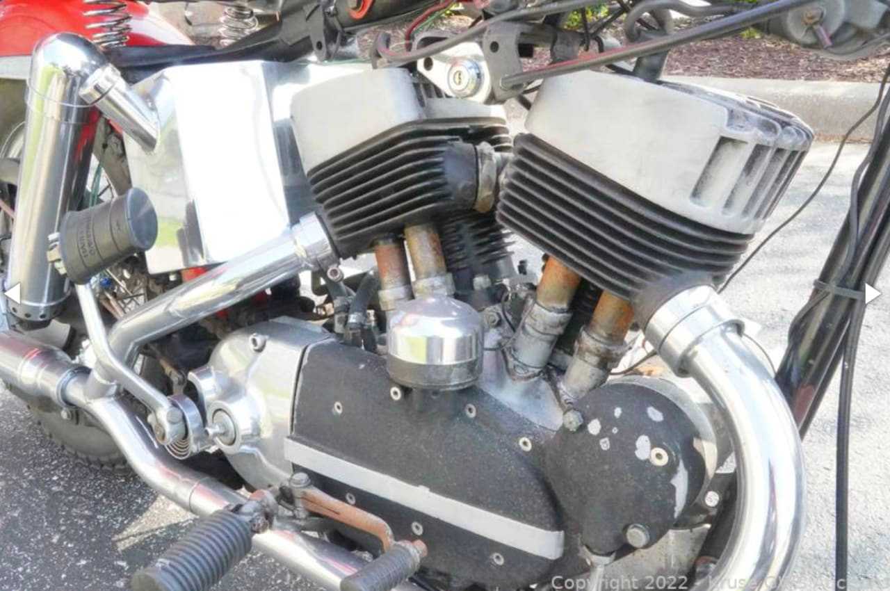 Johnny Depp's motorcycle that was driven on the set of "Cry-Baby" in Maryland