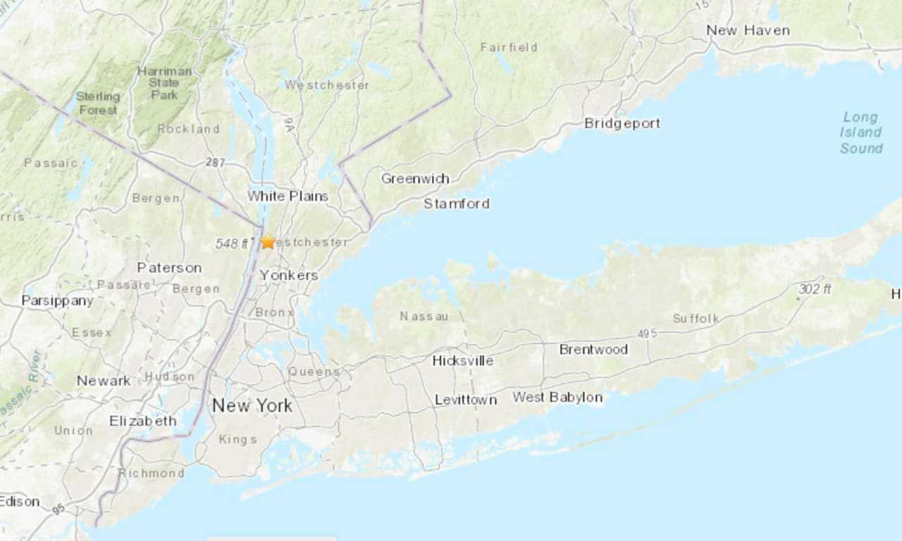 2.2 Magnitude Earthquake Hits Westchester