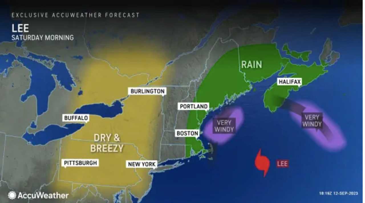 Hurricane Lee Won't Have Much Impact On Pennsylvania, Weather Maps Show
