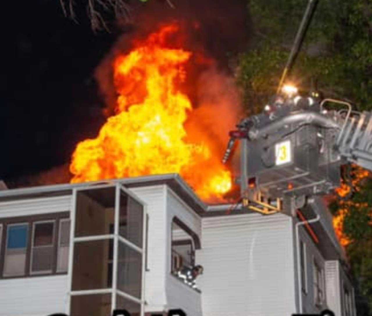 A fire destroyed a Westland Street home in Hartford over the weekend.