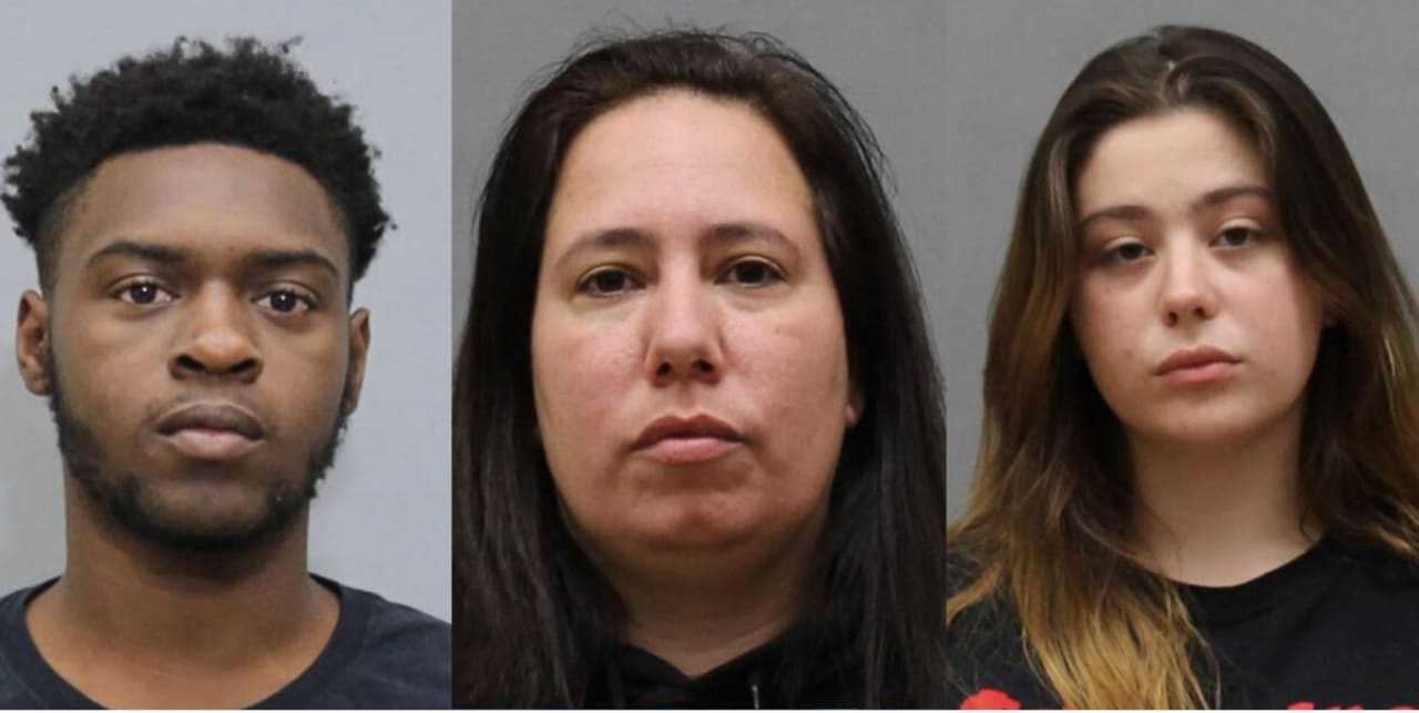 From left: Jakwai Sosa, Carlyann Merrill, Angela Raber