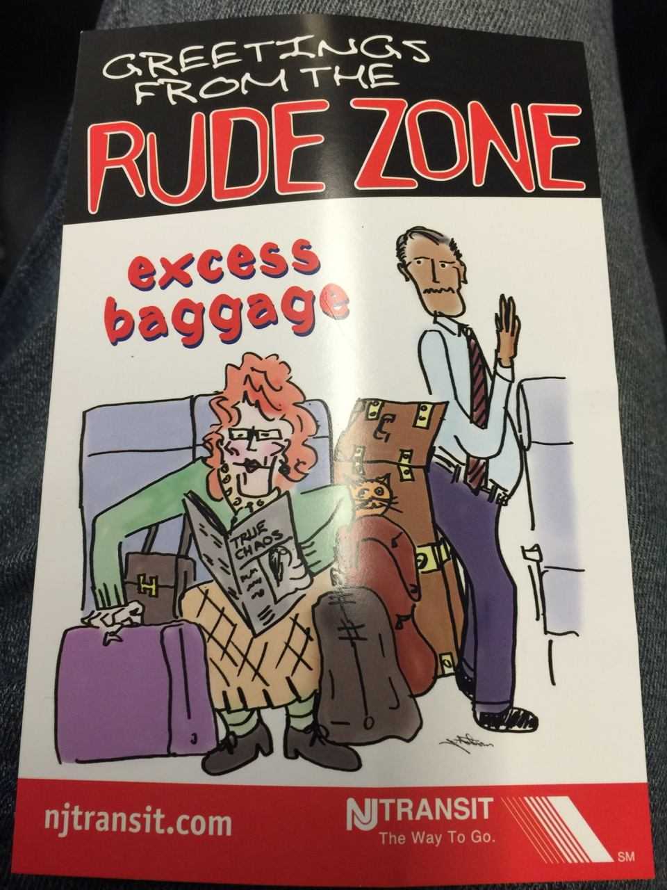 NJ Transit is conducting a customer courtesy campaign through November.