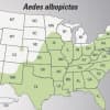 This CDC map shows the potential range of Aedes albopictus -- Aedes aegypti’s mosquito cousin -- that could also spread the Zika virus. Shaded areas of the map do not indicate that there are infected mosquitoes in the area.