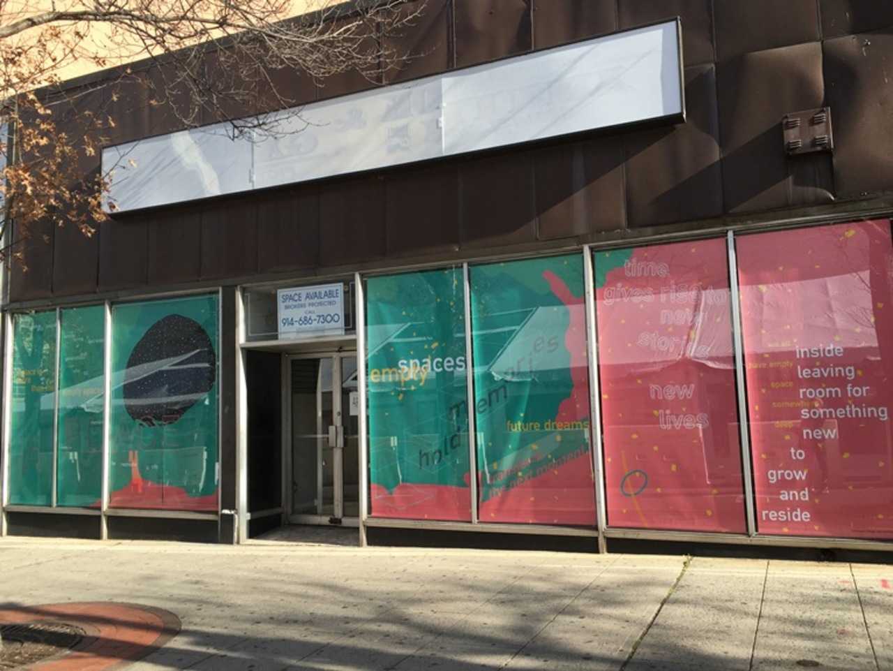 The White Plains BID and SUNY Purchase partnered up to fill vacant storefronts in the city's downtown with visual poetry. SUNY design students interpreted on-site poems created using the real experiences of city residents, workers, and shoppers.