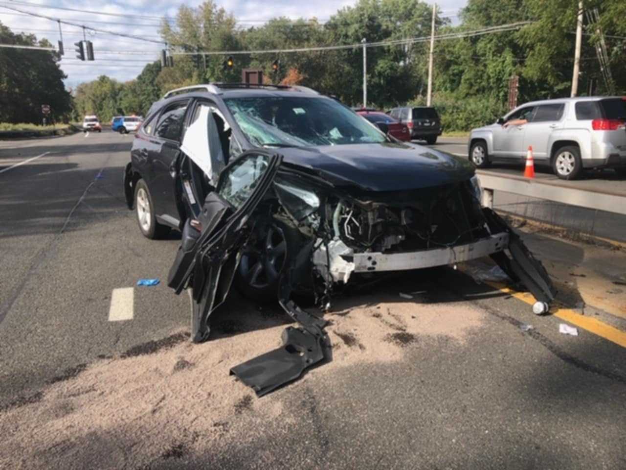 A look at the crash scene.