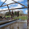 The obstacle course of the Daniel Barden Mudfest.