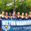 The Wilton High School girls varsity tennis team were crowned the champions of this year's Class M state tournament.