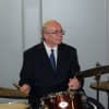 Bob Lasprogato, a jazz drummer, performs with his band Uptown Jazz at last year's Westport Sunrise Rotary wine tasting event. 