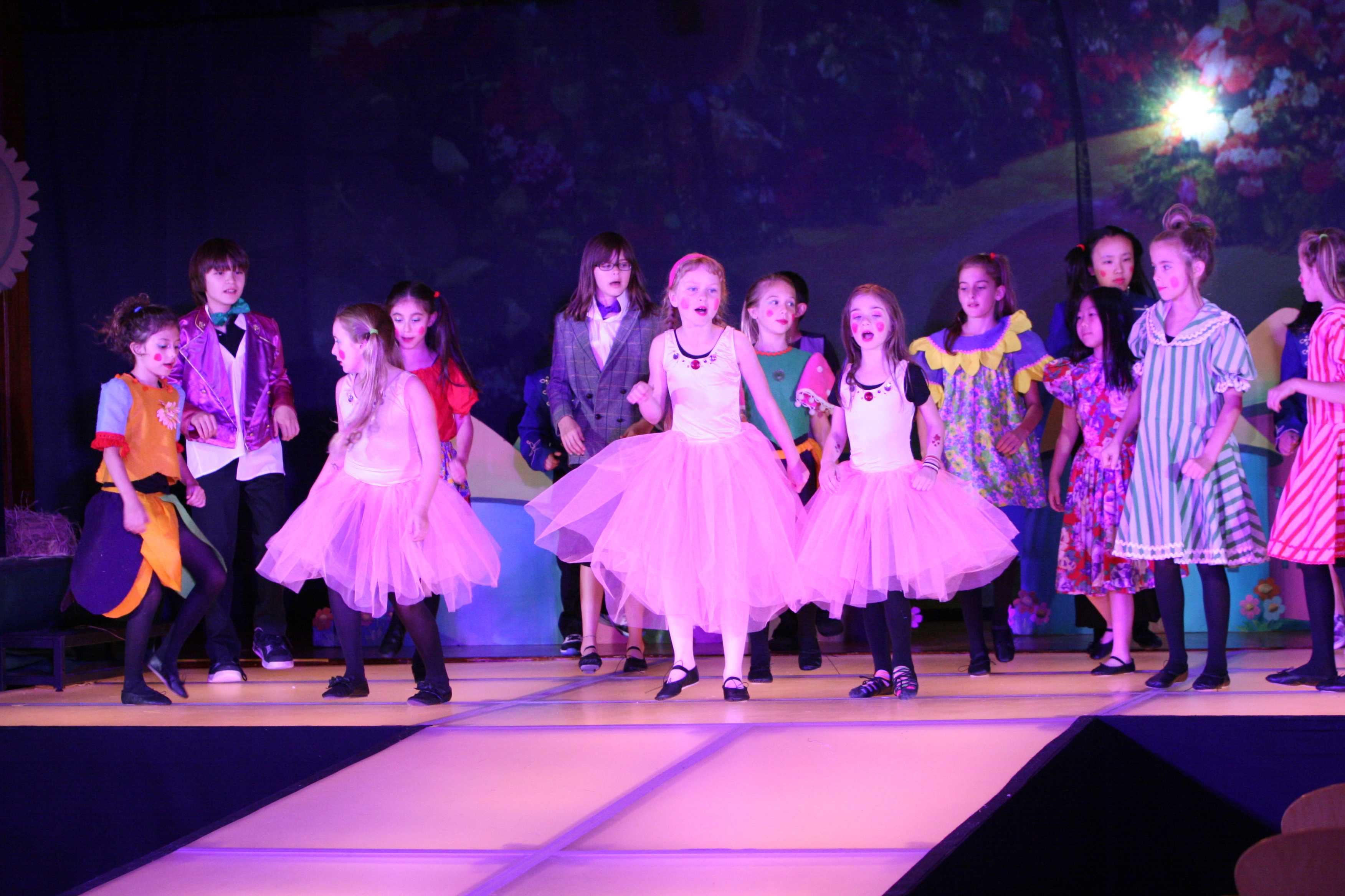 Eastchester students learned about dance, drama and song.