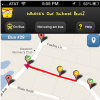The "Where's Our School Bus?" app features a map that shows users where their school bus is on its route.
