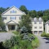 This house at 18 Kendal Road in Pound Ridge is open for viewing this Sunday.