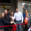 Ossining officials and owners Steven and Jessica Vescio celebrate the grand opening of Keenan House.