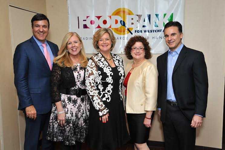 From left: Event committee members Charles Day, Jean Marie Connolly, Ellen Lynch, Anne Ring, Scott Boilen