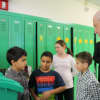State Regent Harry Phillips toured Anne Hutchinson Elementary School in Eastchester.
