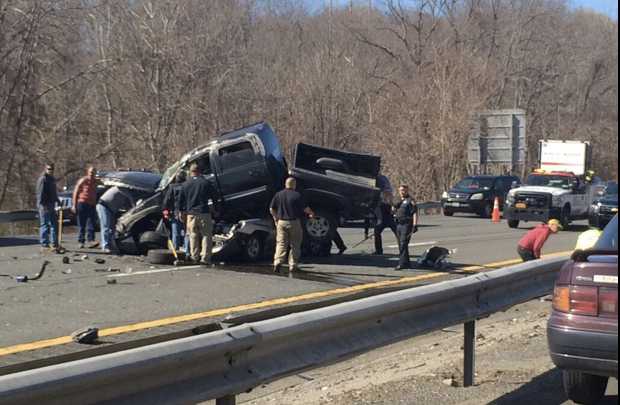 I-684 south is shut down after a major multi-vehicle accident Thursday.
