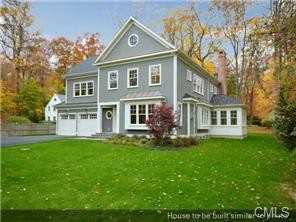 The house at 126 Woodland Road Road in New Canaan is open for viewing this Sunday.