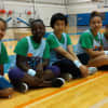 Young girls had a chance to meet the WNBA New York Liberty basketball players at the Tarrytown training facility.