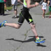 Alex Carrazzone shown running the ToughKid Triathlon at West Point on Aug. 16. 