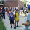 The first day of school at Central School. 