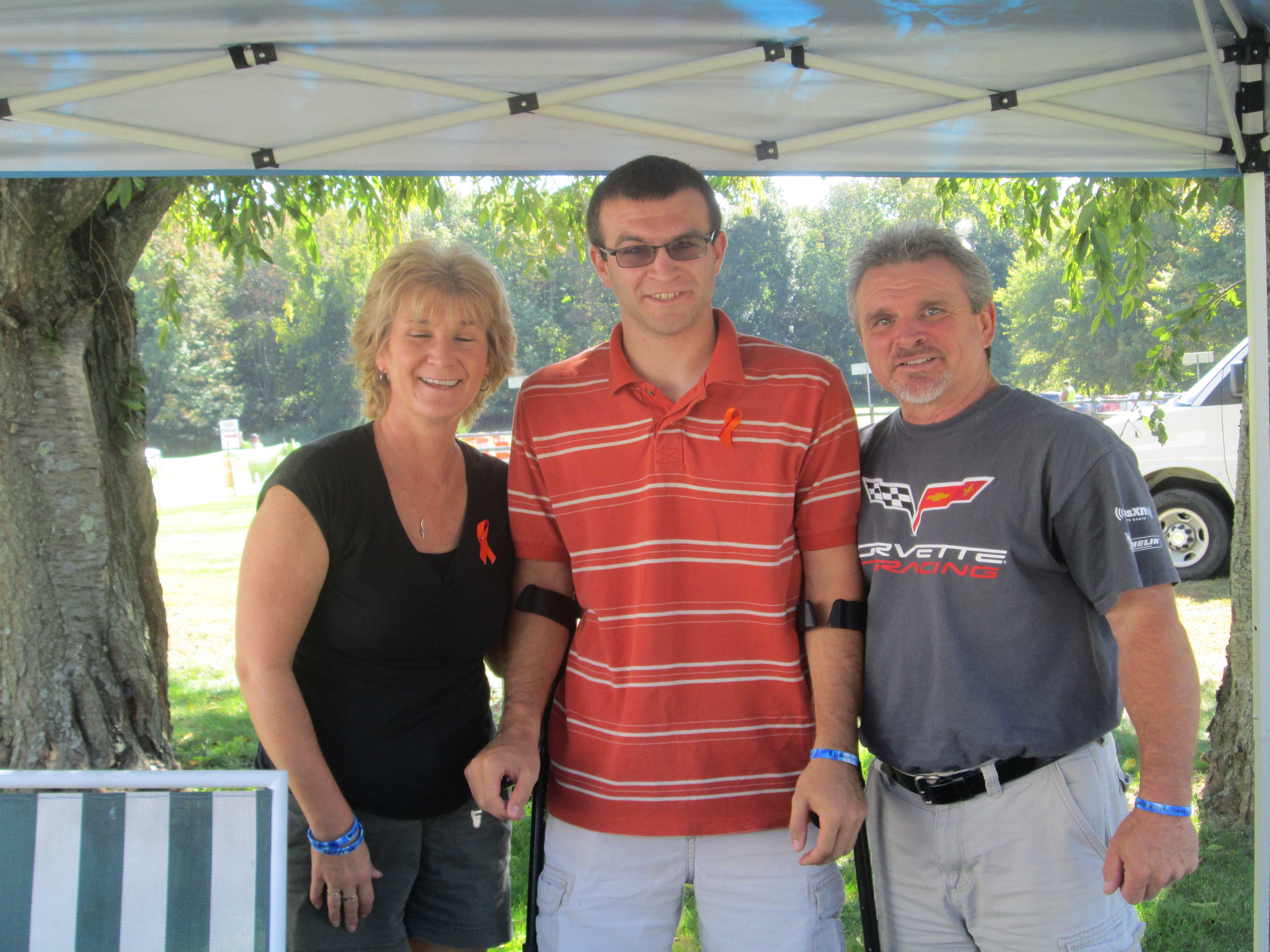 The Archieres were raising awareness for a rare autoimmune disease. 