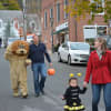 Marchers in the Bedford Village Halloween Parade, which was held Friday afternoon.