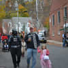 Marchers in the Bedford Village Halloween Parade, which was held Friday afternoon.