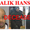 Ralik Hansen, shown in this wanted poster, shot himself to death on Oct. 31 when he thought a deliveryman who came to his apartment was the police. He was a suspect in a smash-and-grab robbery at a New Canaan jewelry store last year.