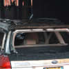 Two vehicles were damaged in the blaze.