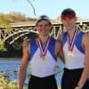 Pound Ridge rowers Liam McDonough and Kris Petreski won medals at the Head of the Schuylkill in Philadelphia.