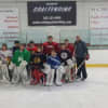 Future goalies training at the Voity Goaltending Clinic at Home Ice Advantage in Tuckahoe.