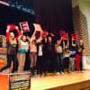 Students perform during the Game Show Night. 