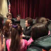 Holocaust survivor Judith Altmann took questions from students during her visit at Irvington Middle School.
