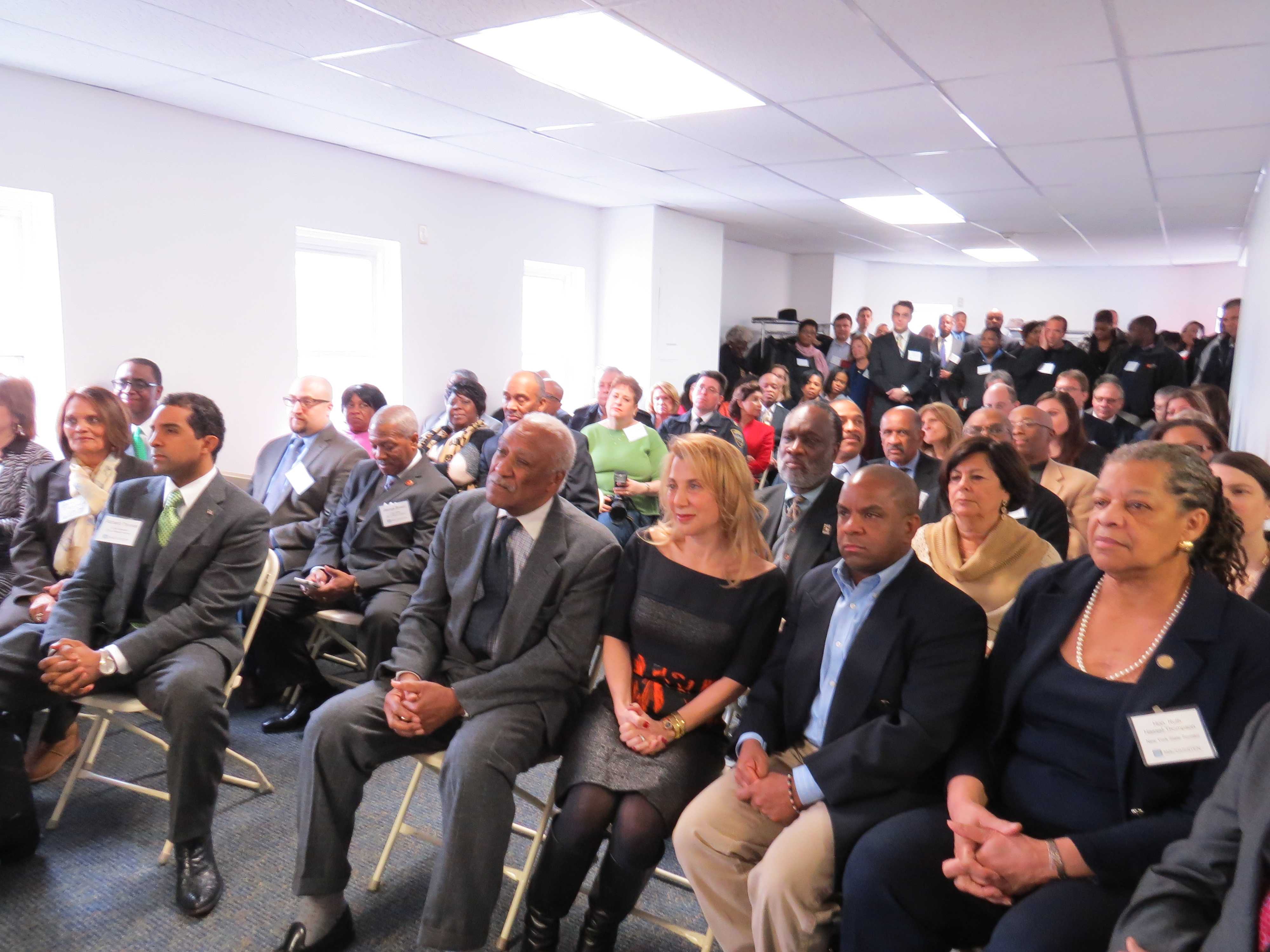 It was a packed house to hear about the Mount Vernon development.