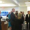 Harrison Supervisor Ron Belmont and Deputy County Executive Kevin Plunkett were among the public officials taking a tour of WESTMED's newest medical building on Wednesday. 